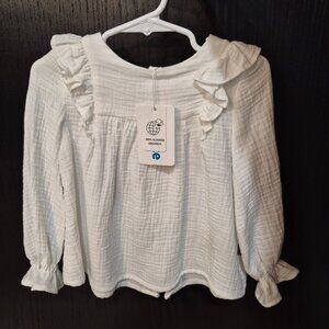 Cocote Frill Shirt Baby And Kids Size 2 NWT